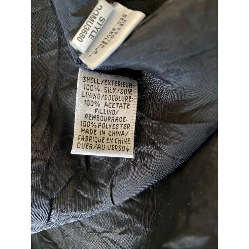 Dana Buchanan‎ Quilted Silk Jacket